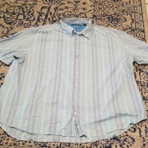 Perry Ellis checkered button up
